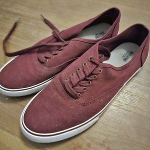 Marroon Canvas Shoes